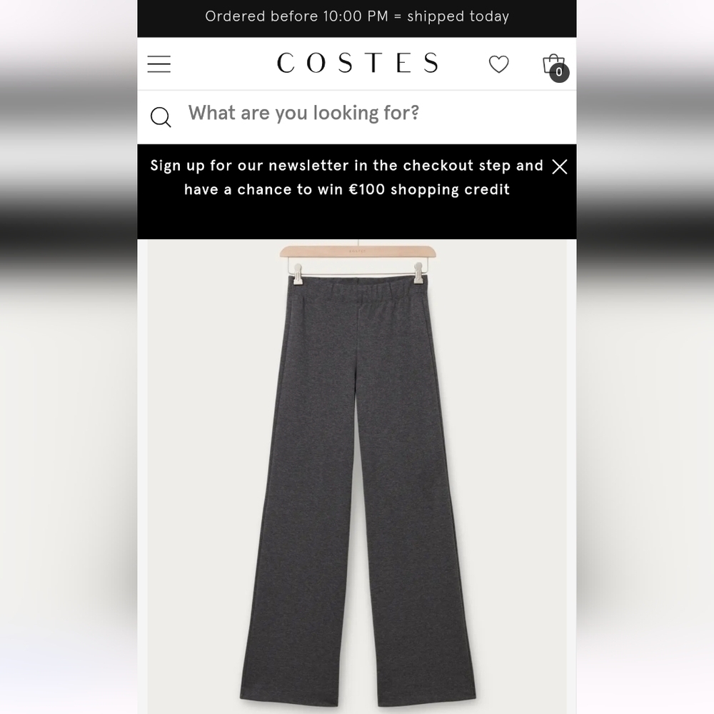 Black Velvet Wide leg Boho pants size XS, by COSTE rebel Europe. New